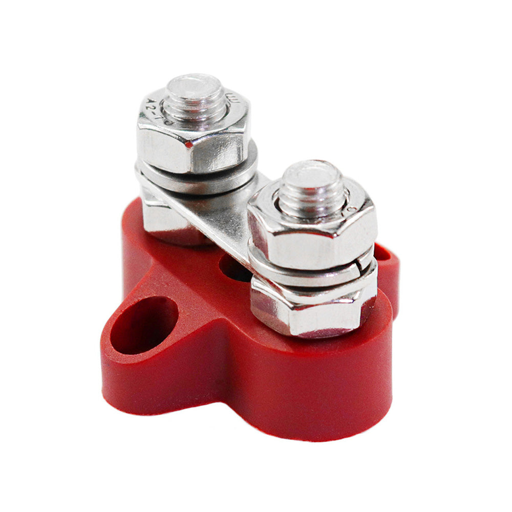 Bus Bar M8-M8 2 Post 12V-24V Terminal Block Suitable for Caravan Motorhome