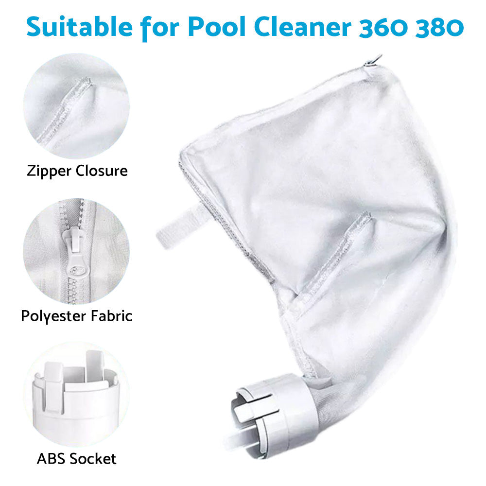 2PCS Pool Cleaner All Purpose Bag Suitable for 280 480 Pool Cleaner Zippered K13.