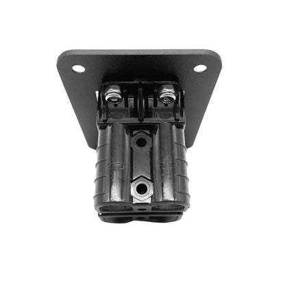 Dual Twin Aluminum Flush Mount Plate Panel Suitable For Anderson Style Plug 50A.