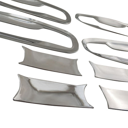 Chrome Door Handle Cover With Bowl Trim Suitable for Toyota Prado 4.0L V6