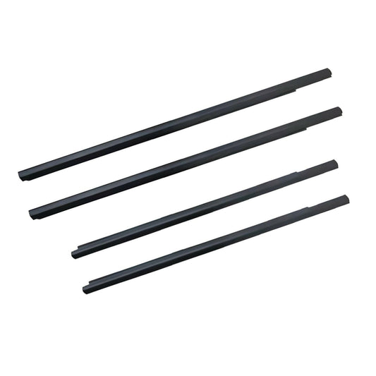 4x Outer Door Window Rubber Seals Suitable For Ford Ranger PX XLT 2012-2021.