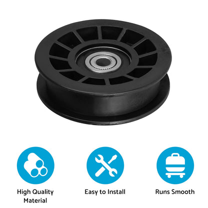 Flat Idler Pulley Suitable For Husqvarna Mowers YTH2242TF / YTH2242TDRF M17538H 194327