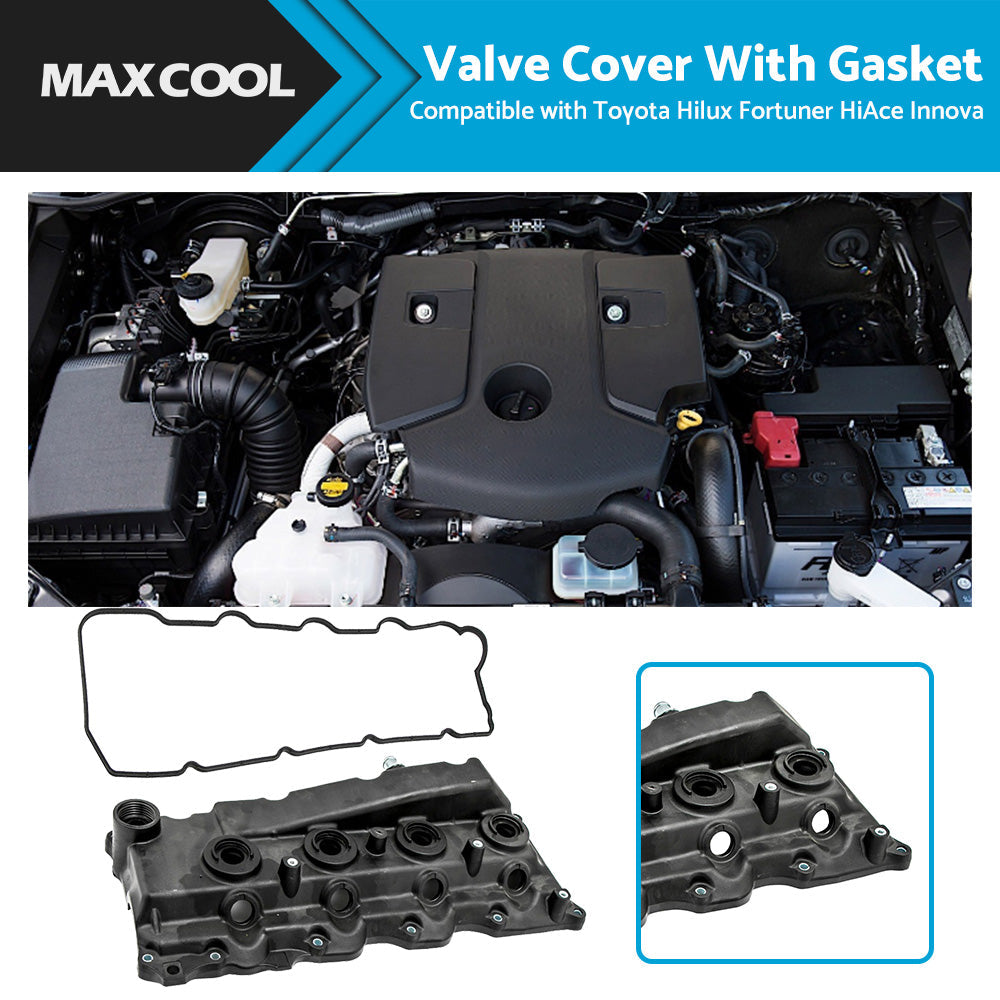Valve Rocker Cover Suitable for Toyota Hilux KUN15 KUN25 KUN16 2. 5 3. 0 w or  Gasket.