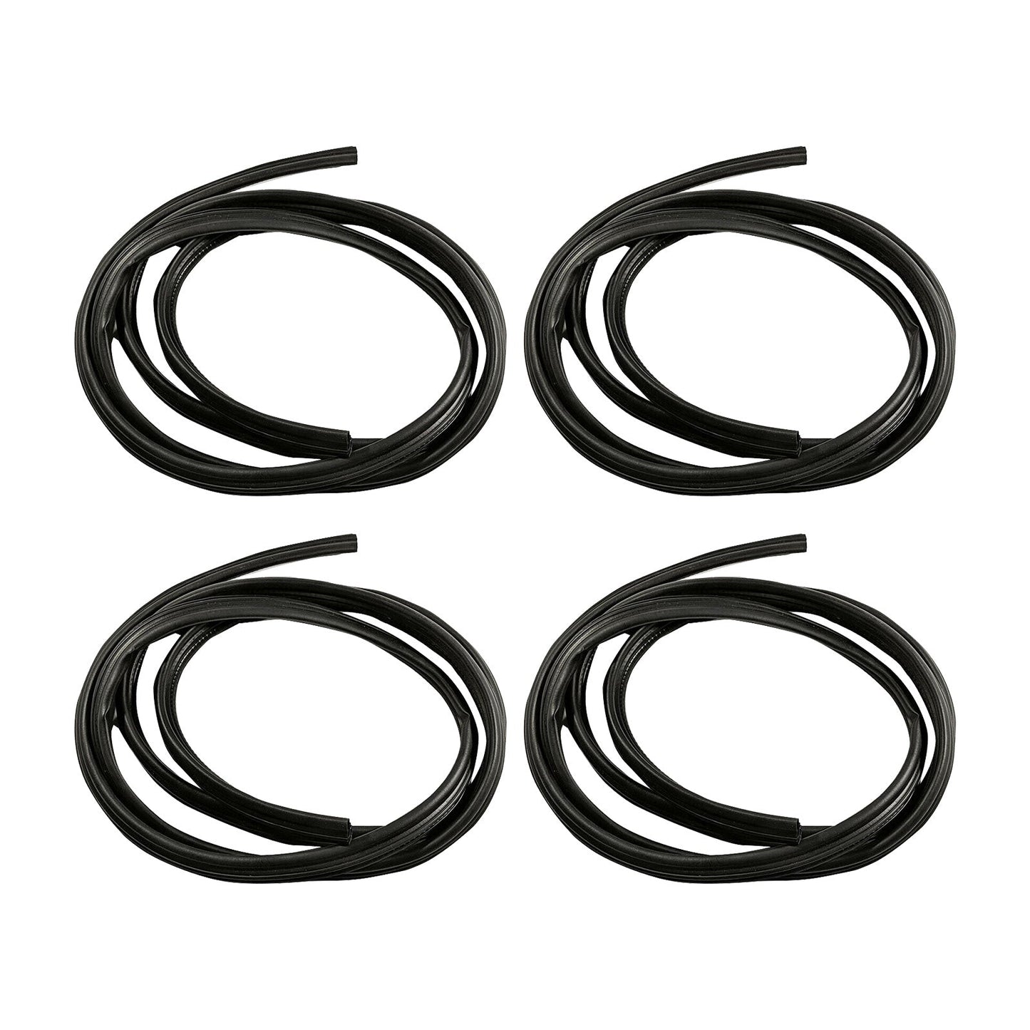 4x Front & Rear Door Rubber Seals Suitable for Holden Commodore VN VP VR VS
