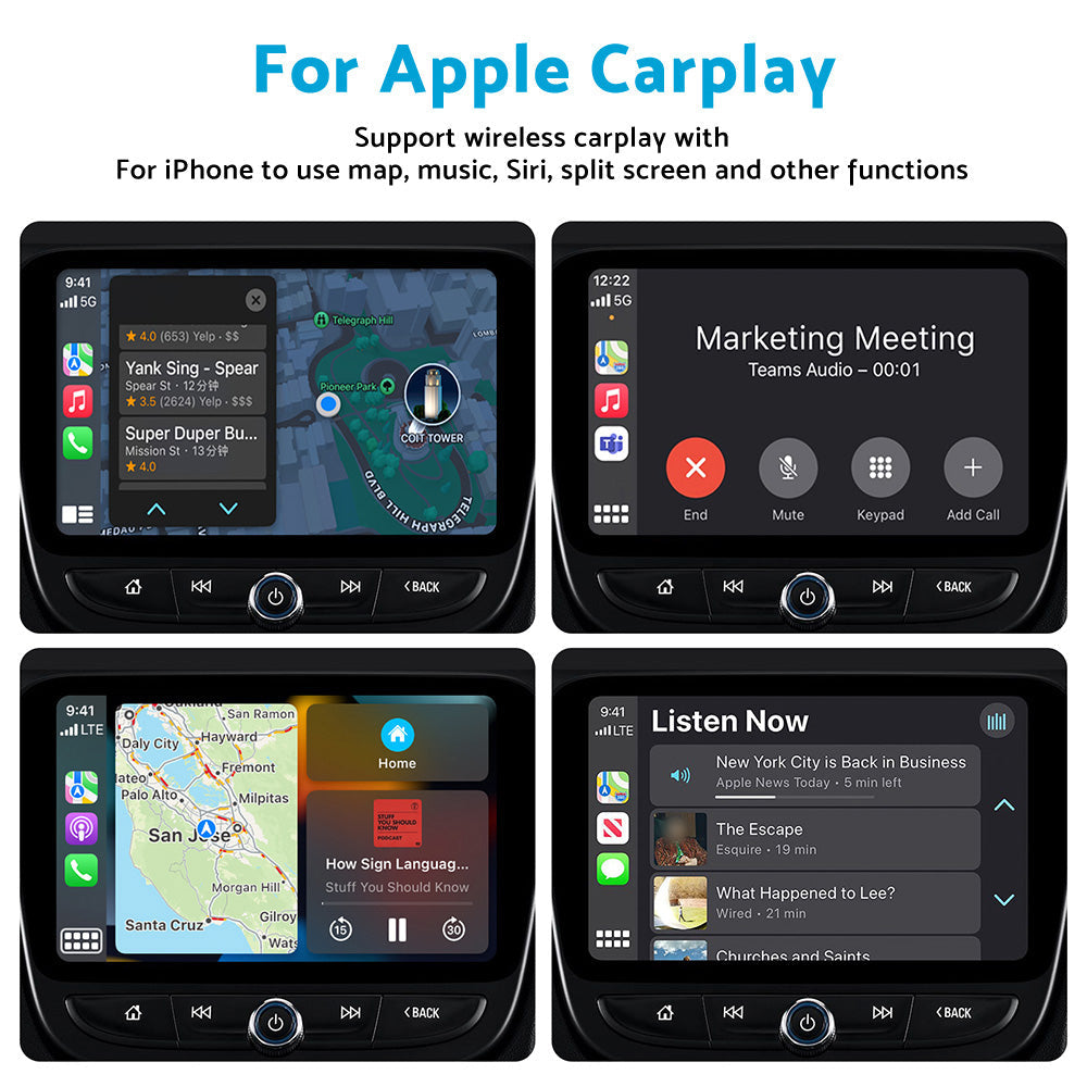 Wireless Adapter for Factory Wired CarPlay Suitable For iPhone to CarPlay Connection