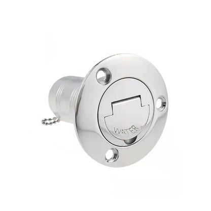 Keyless Water Deck Fill/Filler 1.5 inch  Polished 316 Stainless Steel Suitable For Marine Boat