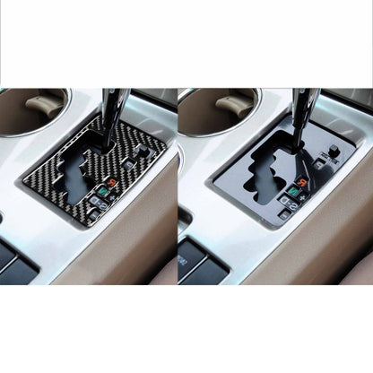 2pcs Carbon Fiber Gear Shift Console Trim Suitable For Toyota Kluger 08-13.