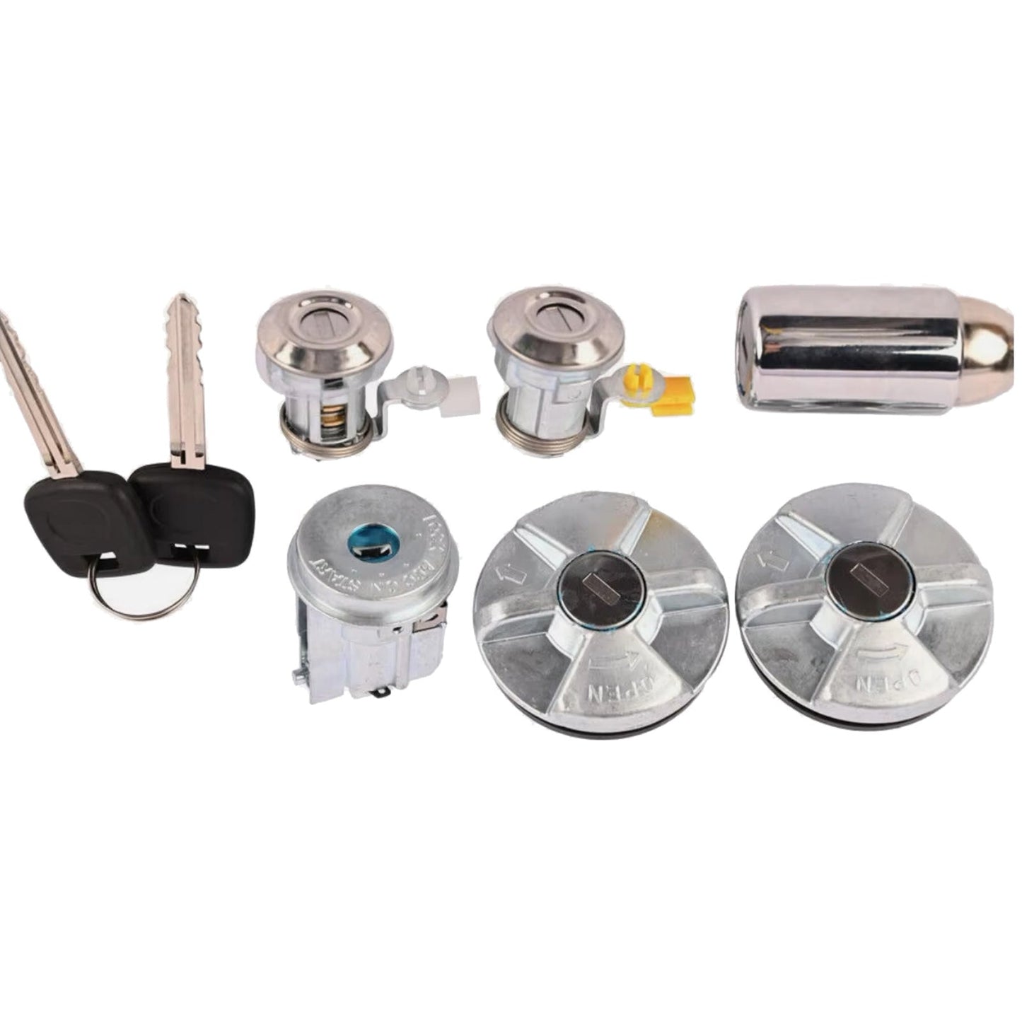 Ignition, Door & Wheel Lock Cylinder Set Suitable for Toyota Land Cruiser GRJ79