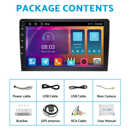 Android 13 Car Radio Wifi Stereo CarPlay Suitable for Toyota VIOS Yaris 07-12.