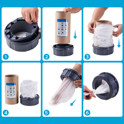100/200/400m Nappy Bin Refill Kit Compatible With Tommee Tippee Sangenic Refills.
