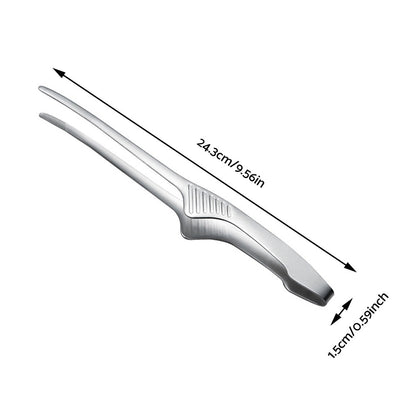 4x Korean & Japanese BBQ Self-Standing Grill Tongs Suitable For Non-Slip Cooking