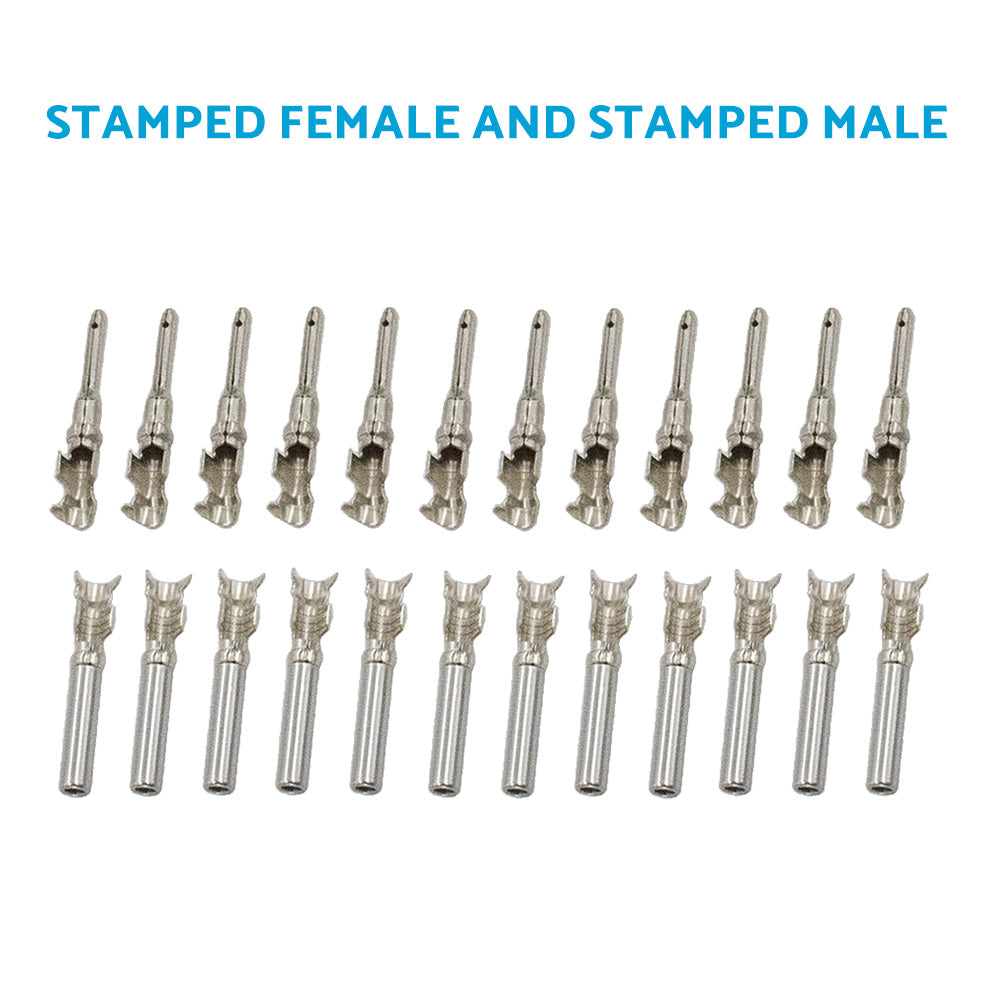 750pcs Deutsch DT Connector Kit 2 3 4 6 8 12 Pin With Stamped Contacts Male Female Suitable For Universal Automotive Use