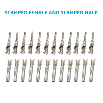 750pcs Deutsch DT Connector Kit 2 3 4 6 8 12 Pin With Stamped Contacts Male Female Suitable For Universal Automotive Use