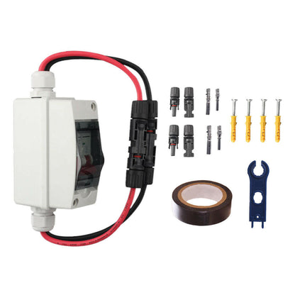 PV Isolator Switch DC 500V 32A IP65 Disconnect Circuit Breaker Suitable For Solar Panels.