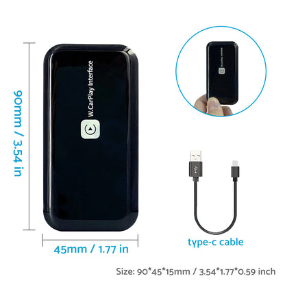 Smart 5G Wifi Carplay Dongle Wired to Wireless Car play USB Adapter Mirror link.
