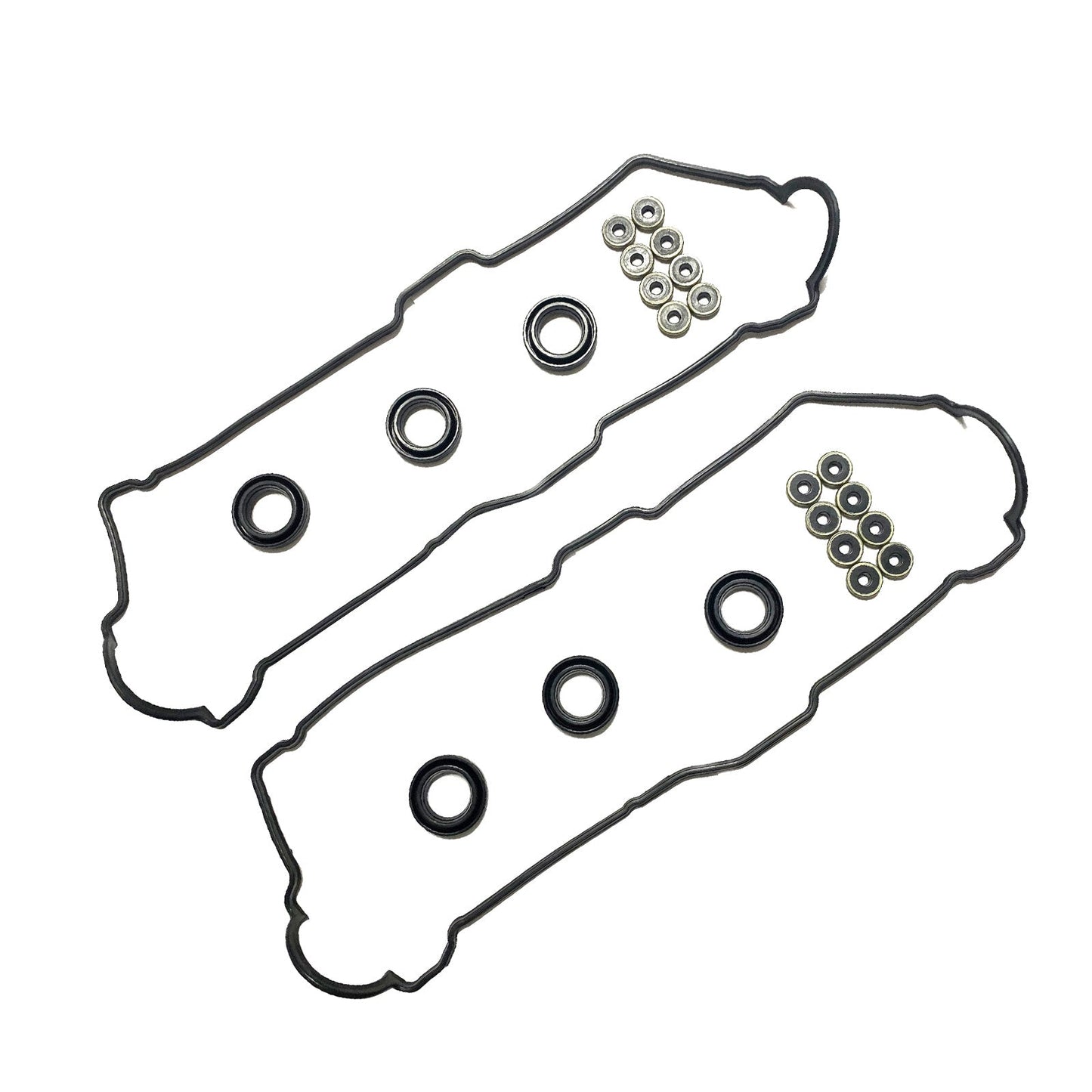 Rocker Valve Cover Gasket Kit 2x Suitable For Toyota Prado VZJ95 3.4L V6 1996-2002