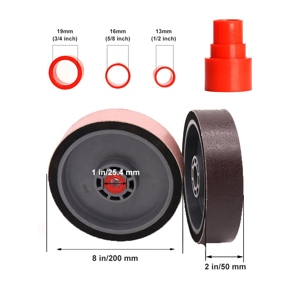 SOFT DIAMOND RESIN WHEELS 8  x 2  inch best quality Lapidary diamond tool SALE.