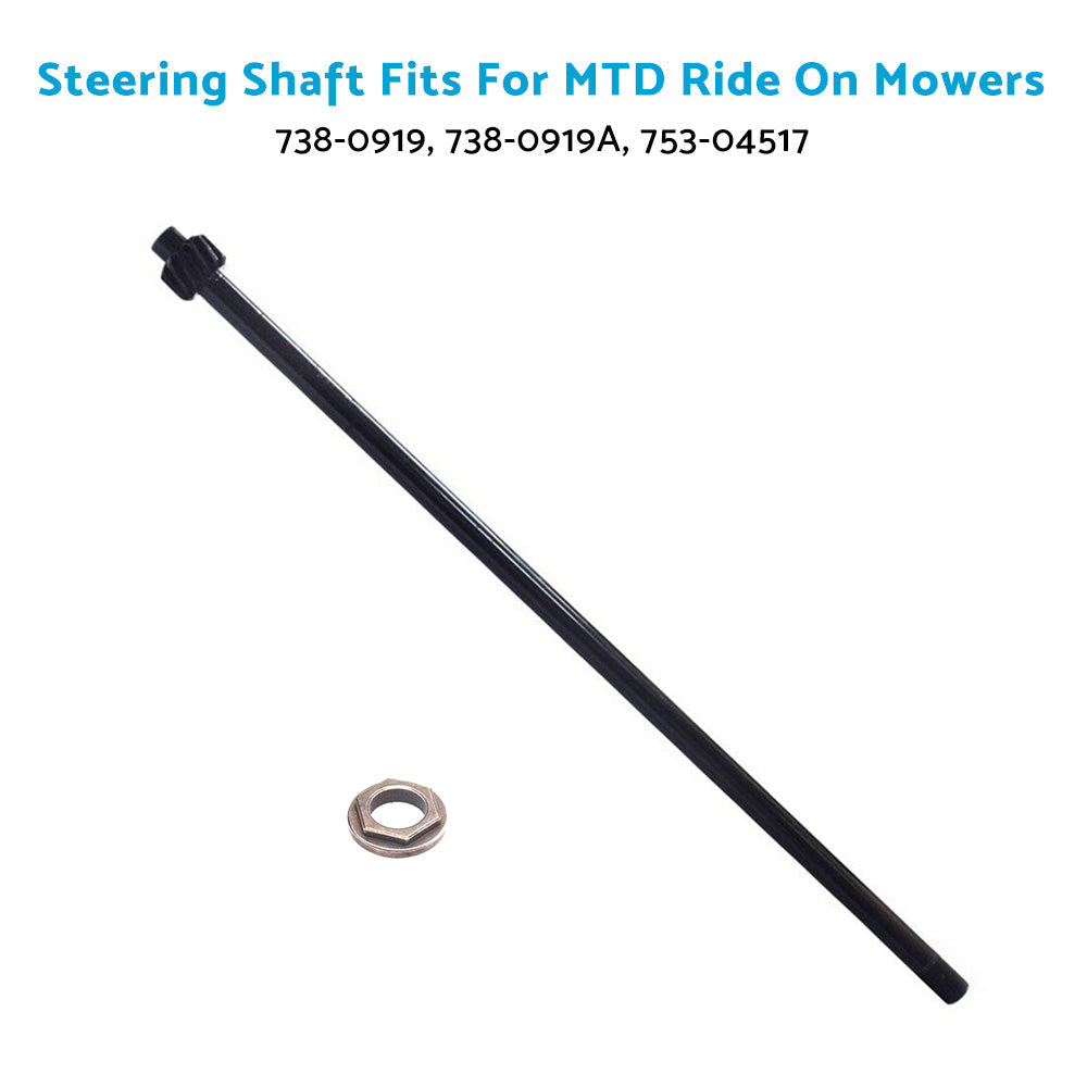 Steering Shaft Fits For MTD Ride On Mowers 738-0919, 738-0919A, 753-04517.