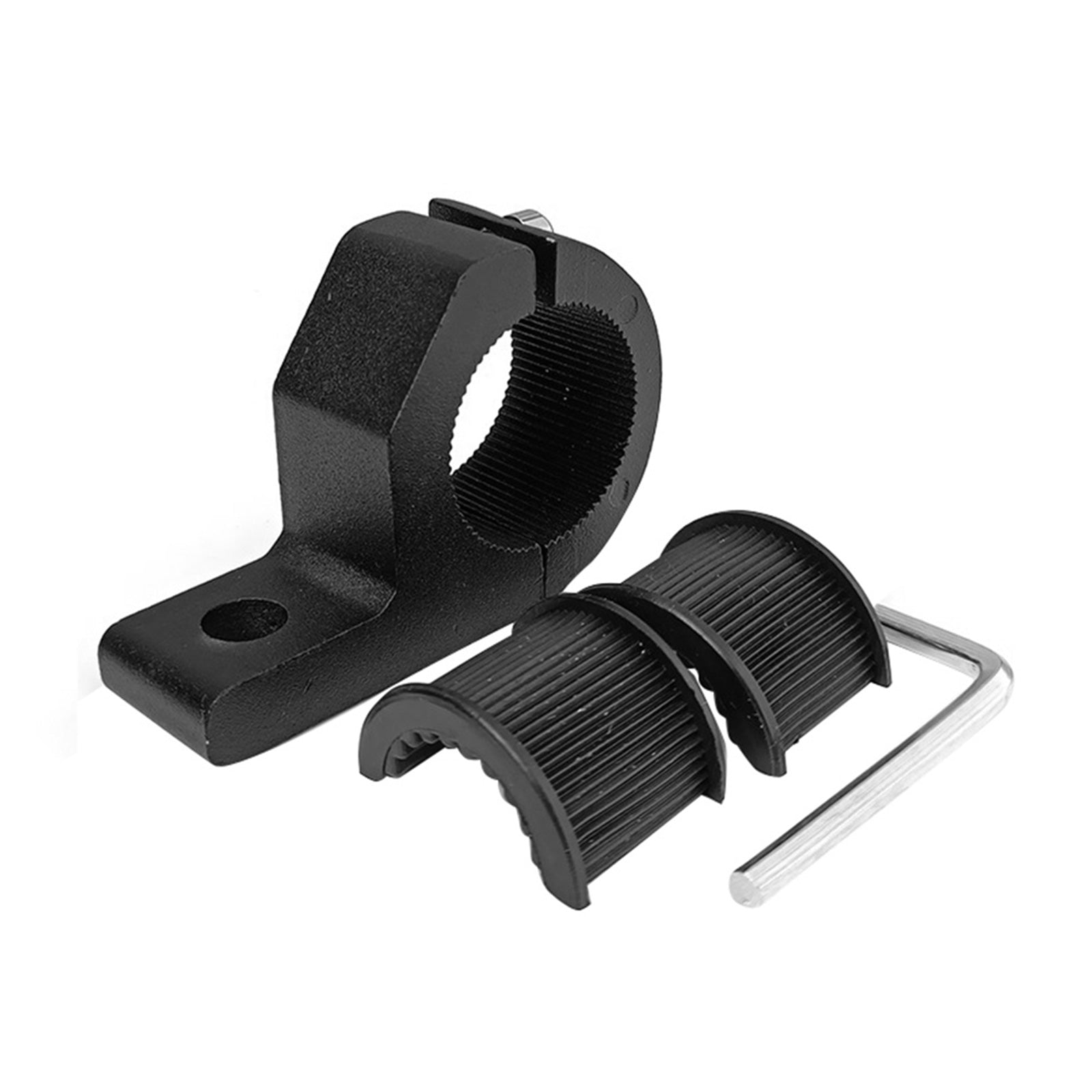 4x 19-32mm (1.2 Inch) Bullbar Pipe Mount Bracket Clamps Suitable For LED Work Light Bar 3 Set Insert.