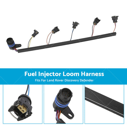 Fuel Injector Wiring Harness Loom Fits For Land Rover Discovery 2 Defender TD5.