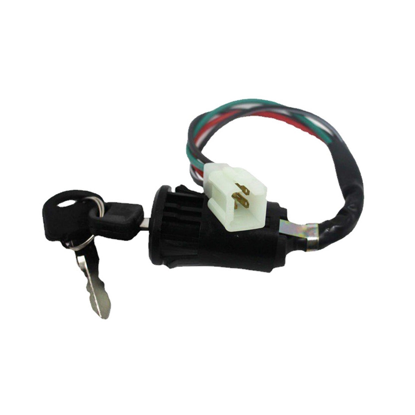 4-Wire Ignition Key Barrel Switch Suitable For 50cc / 110cc / 125cc / 250cc PIT Quad Dirt Bike & ATV