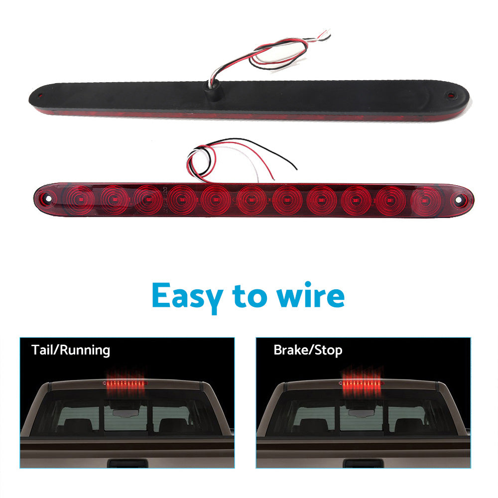 Universal 11-LED High Mount Third Brake Tail Light Suitable For Car