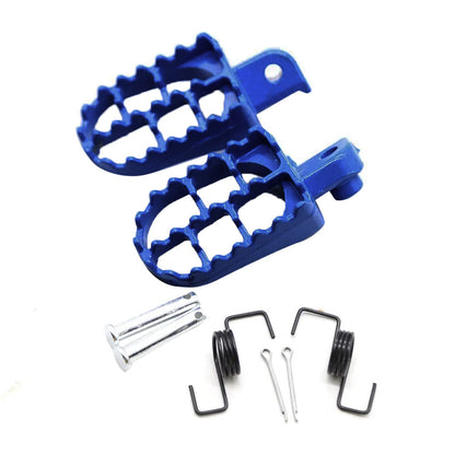 Blue FOOT PEG FOOTREST ASSEMBLY FOOTPEG Suitable For YAMAHA PW50 PY50 PEEWEE.