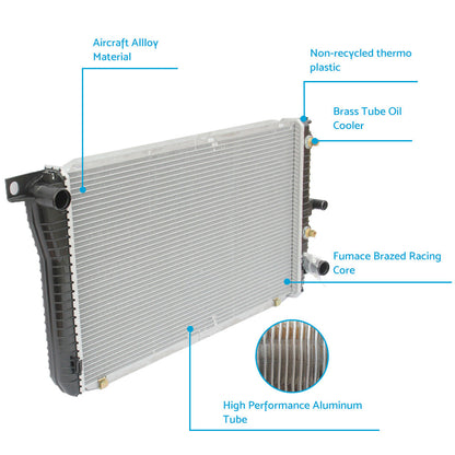 RADIATOR FOR FORD FAIRMONT EL FALCON EF EL FAIRLANE NF NL LTD DF DL AT MT 94-98.