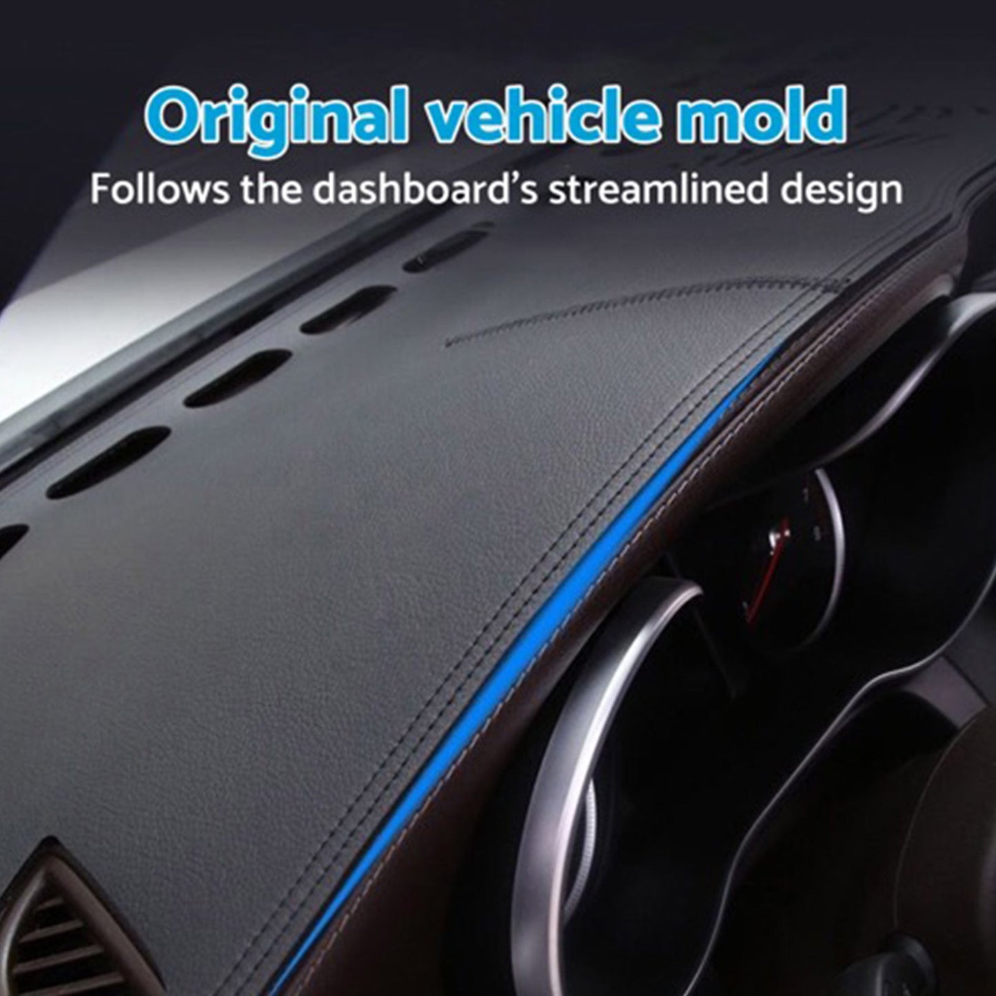 Non-Slip Microfiber Leather Dash Mat Suitable for Ford Ranger