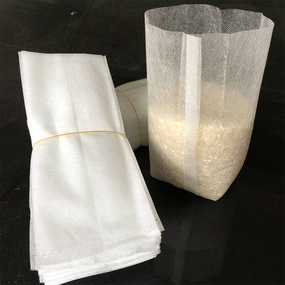 200x Non-Woven Biodegradable Grow Bags Suitable for Plant Nursery Seedling