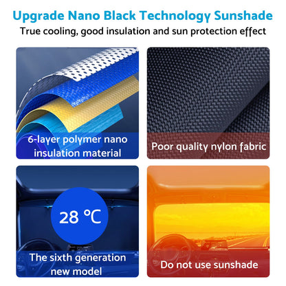 Auto Retractable Sunshade Suitable For Car Windshield With Automatic Function 2025