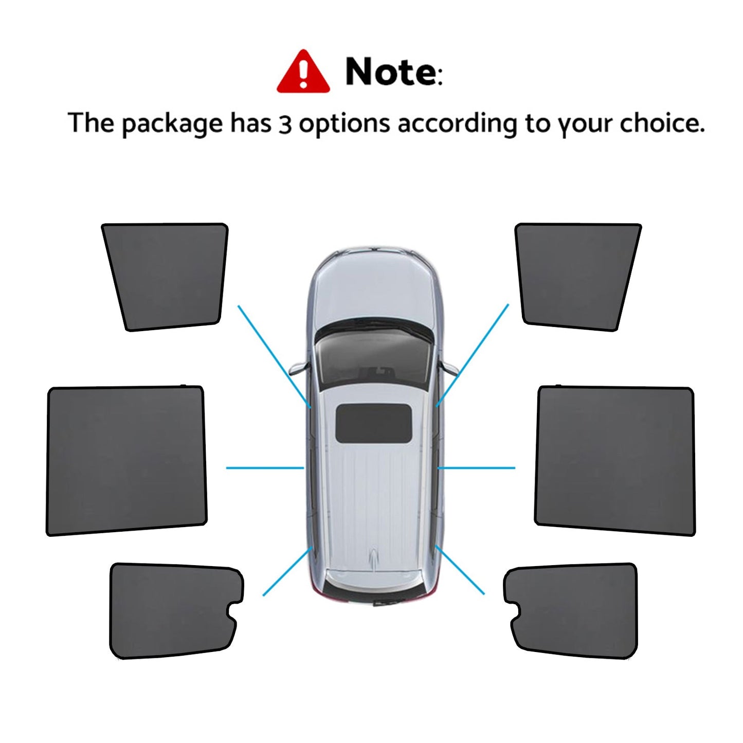 Car Window Sun Shade Suitable for Mitsubishi Pajero 3.8L
