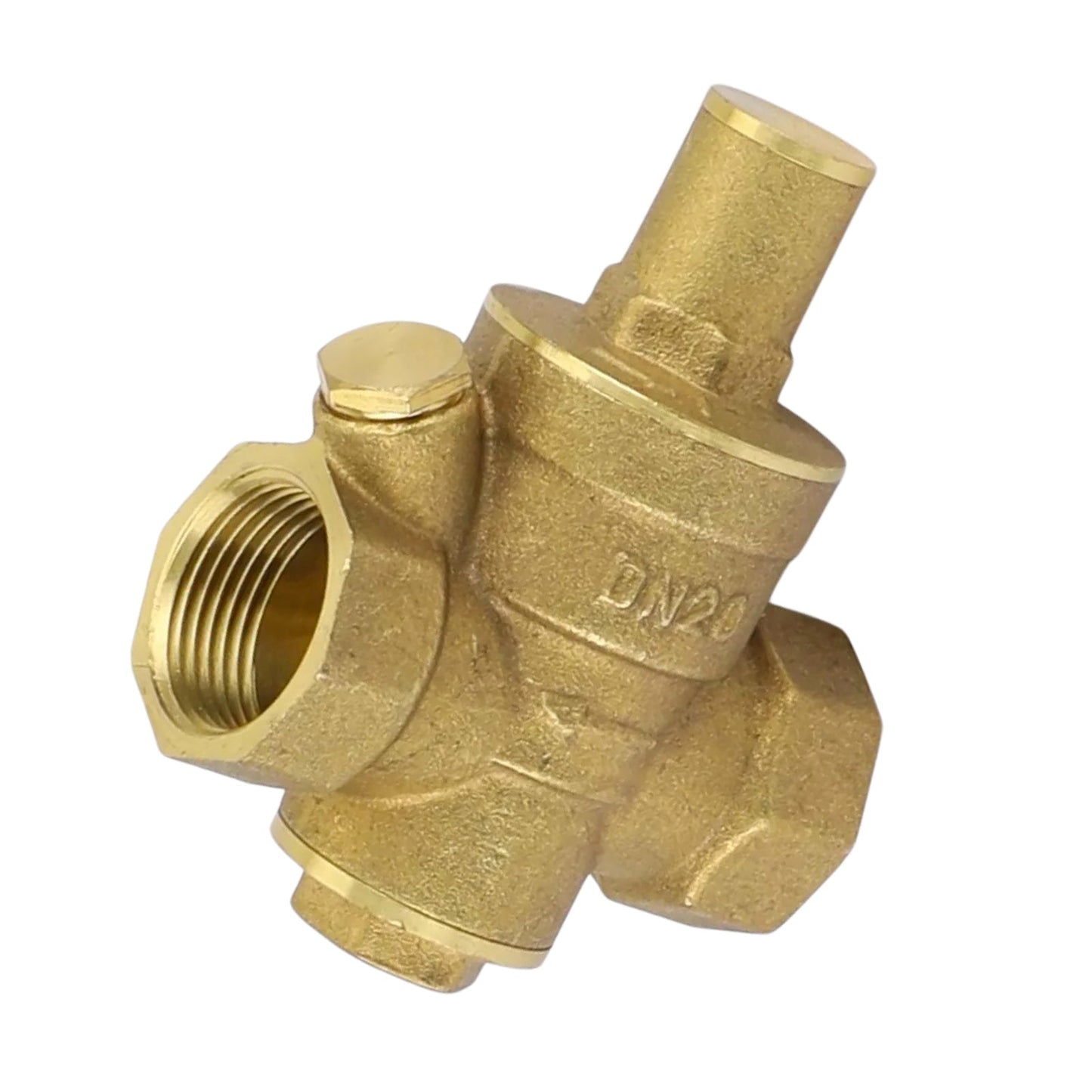 Brass Adjustable Water Pressure Reducing Valve with Gauge DN15 / DN20 / DN25