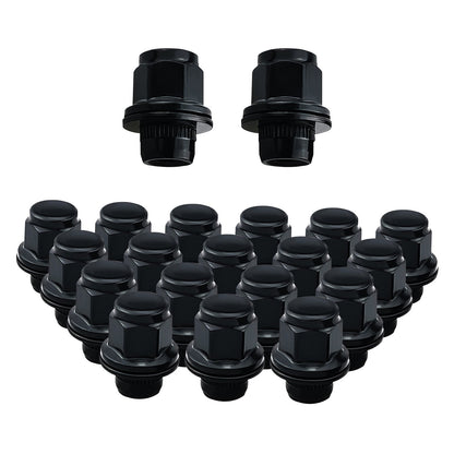 24x Alloy Wheel Lug Nuts 12x1.5mm Suitable for Toyota Landcruiser 200