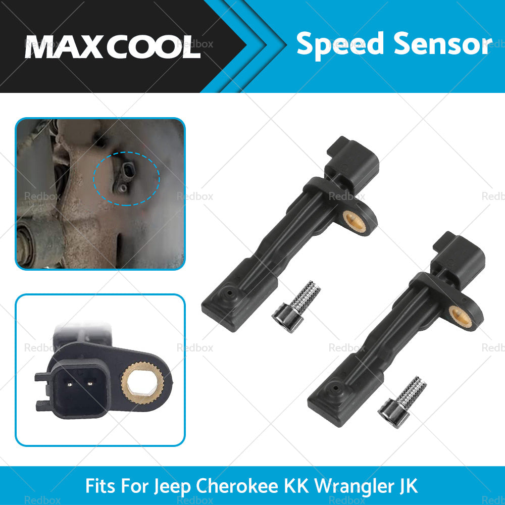 2x Rear ABS Speed Sensor 52125003AB Fits For Jeep Cherokee KK Wrangler JK 2. 8L.