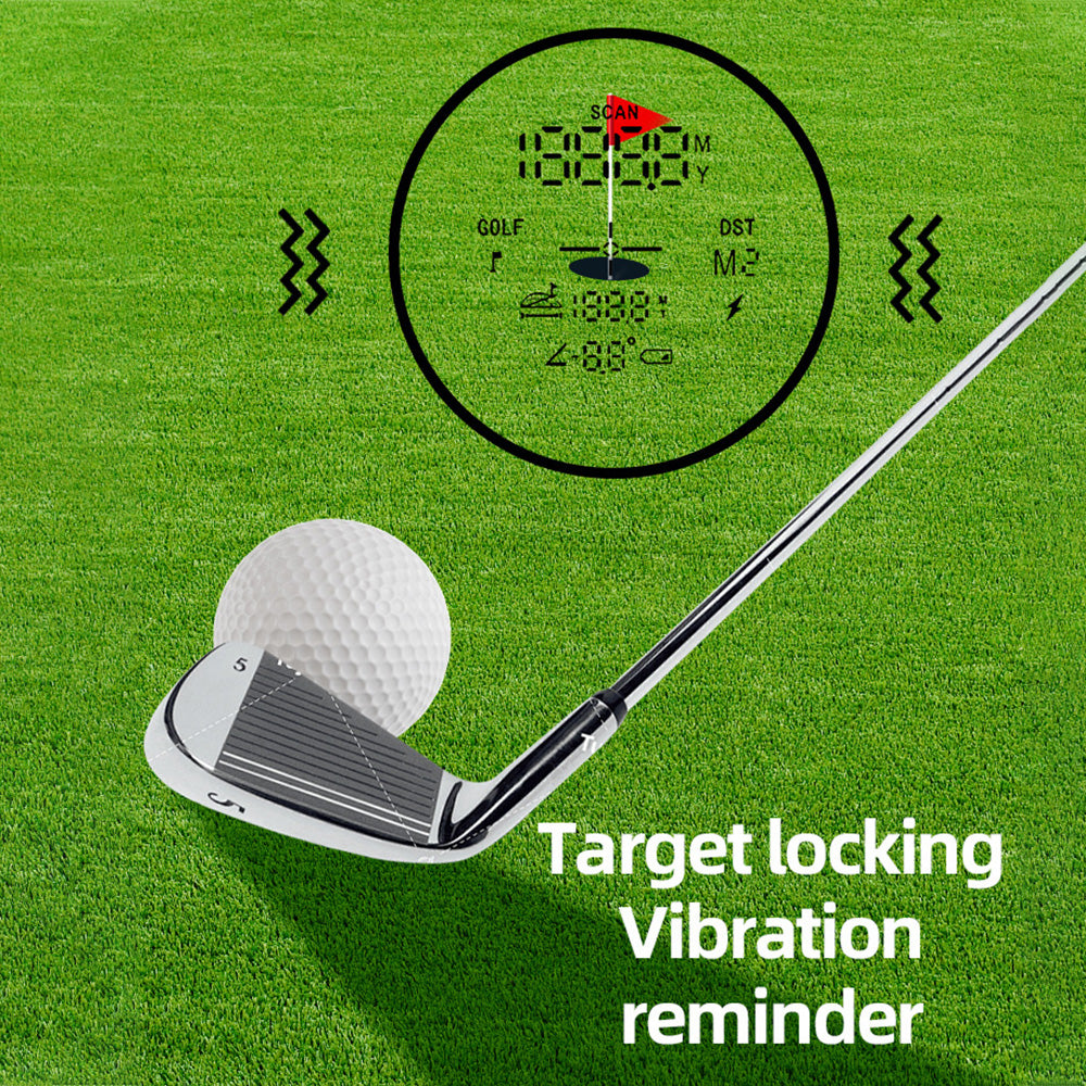 7X Laser Golf Rangefinder Slope 1200 Yards USB Rechargeable