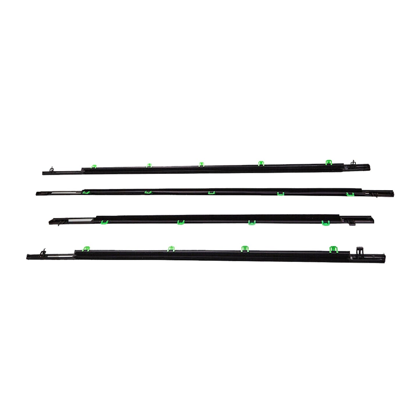 Black Weatherstrip Window Moulding Trim Seal Suitable For Honda CR-V 2007-2011