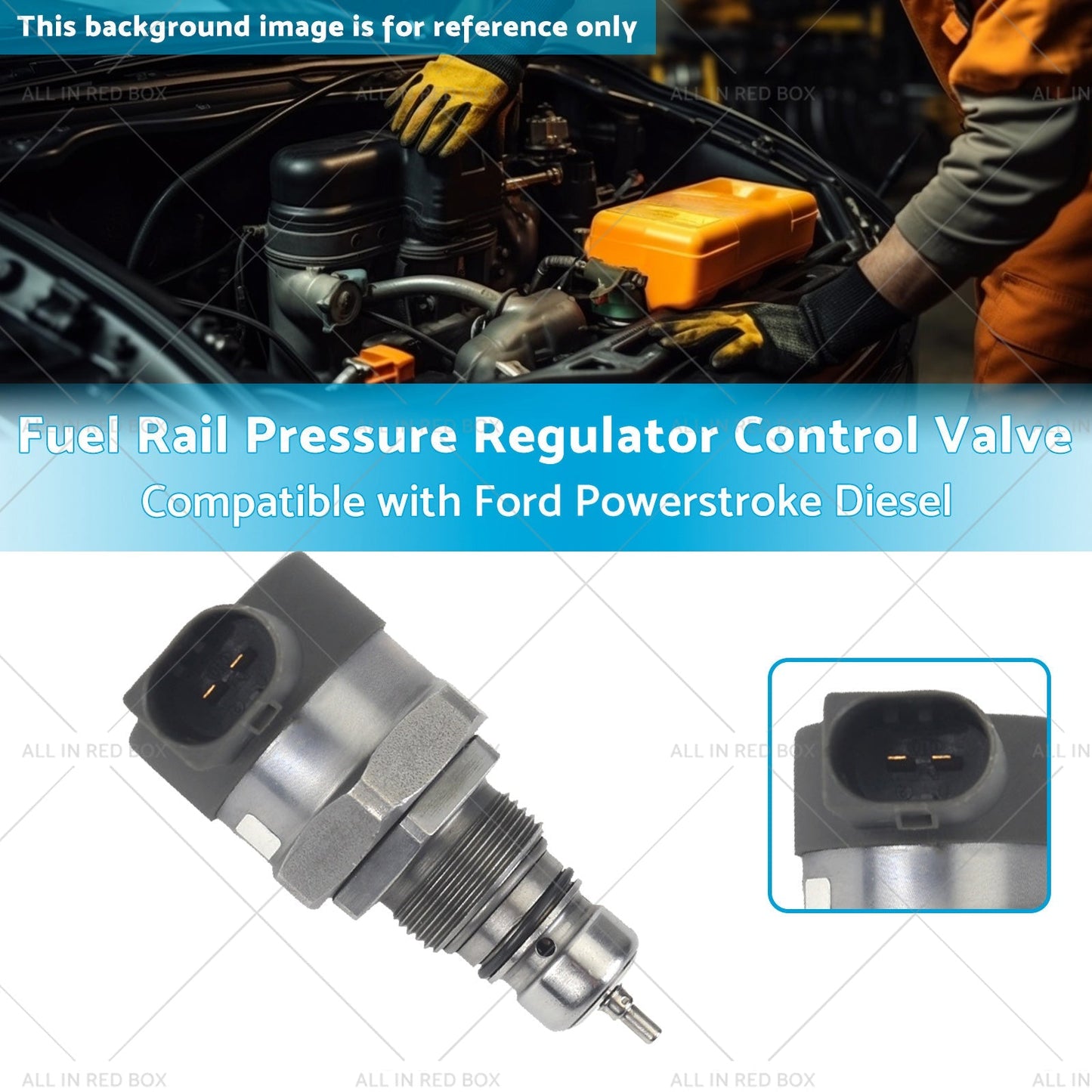 0281006017 Fuel Rail Pressure Regulator Control Valve Suitable for 11-19 Ford.