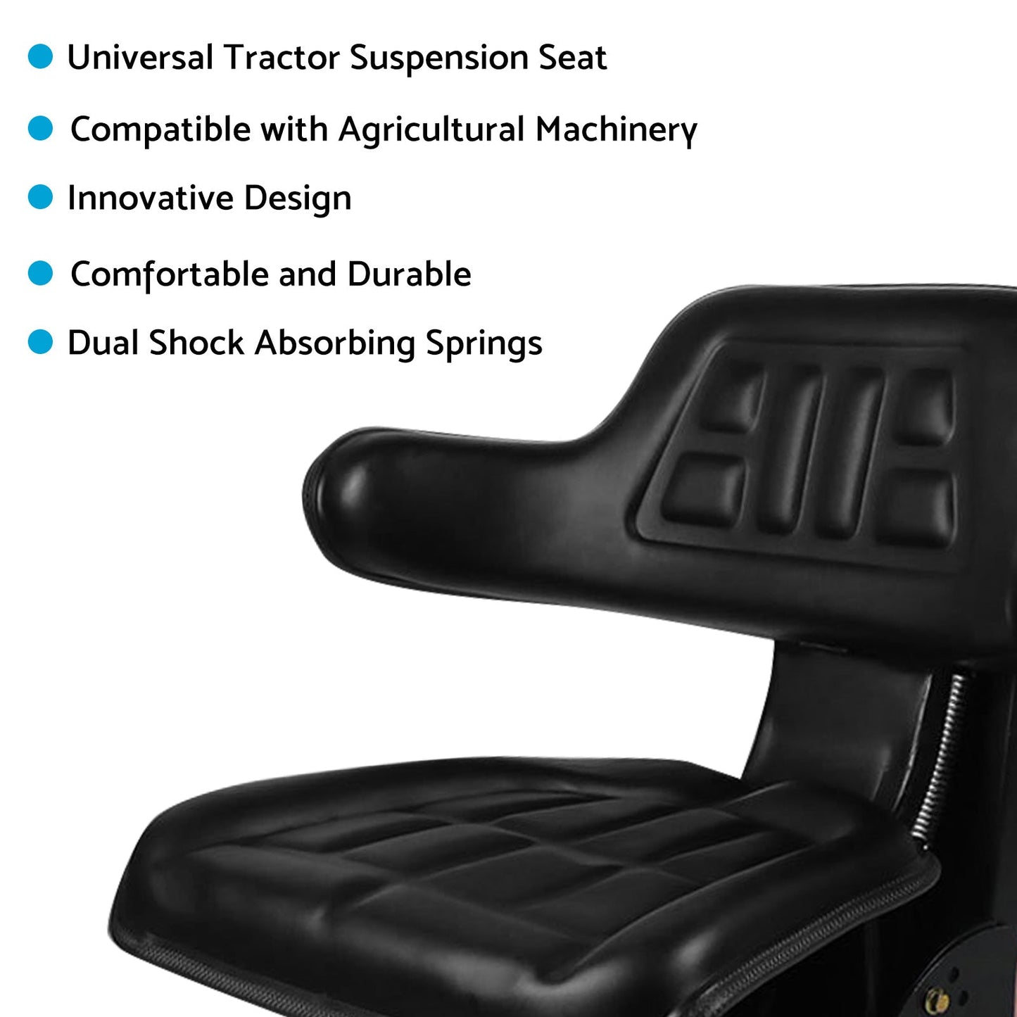 Universal Adjustable Tractor / Forklift / Excavator / Truck / Digger Seat Cushion Suitable For Various Vehicles