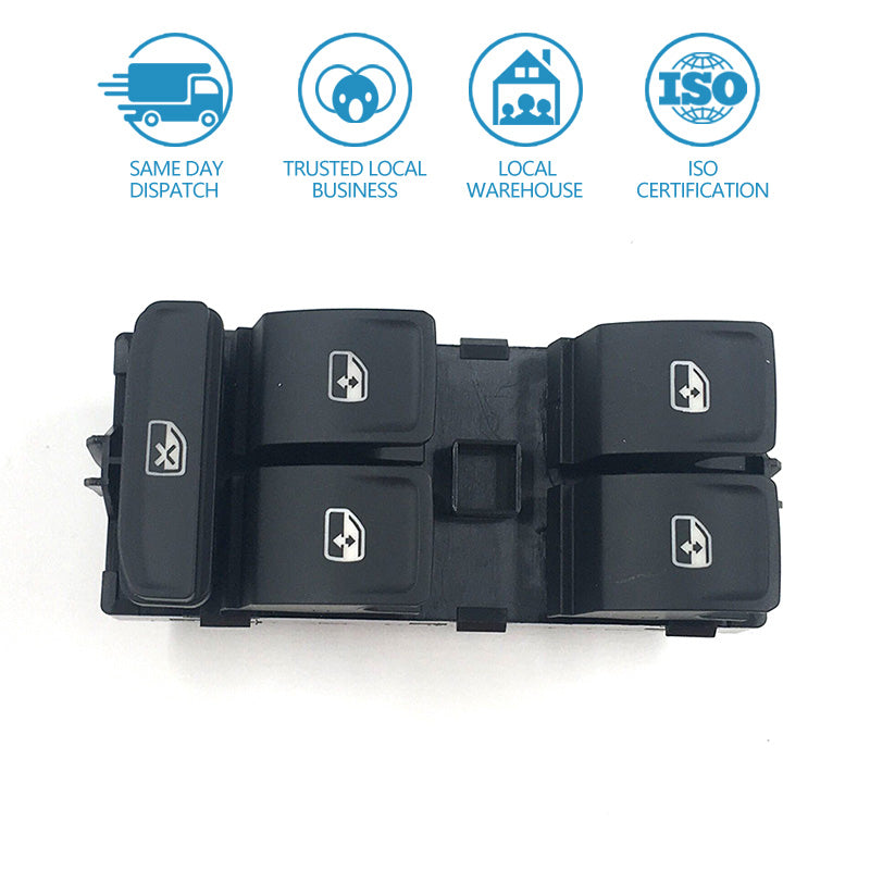 Power Window Switch Suitable For SEAT Leon, VW Golf MK7, Passat, Tiguan & Skoda 5G0959857