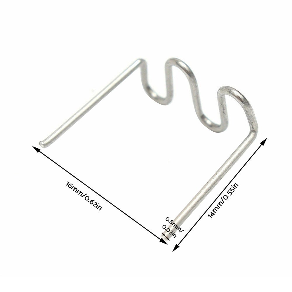 1000PCS Hot Staples Plastic Welding Wave Stapler For Car Bumper Repair Tool Kits.