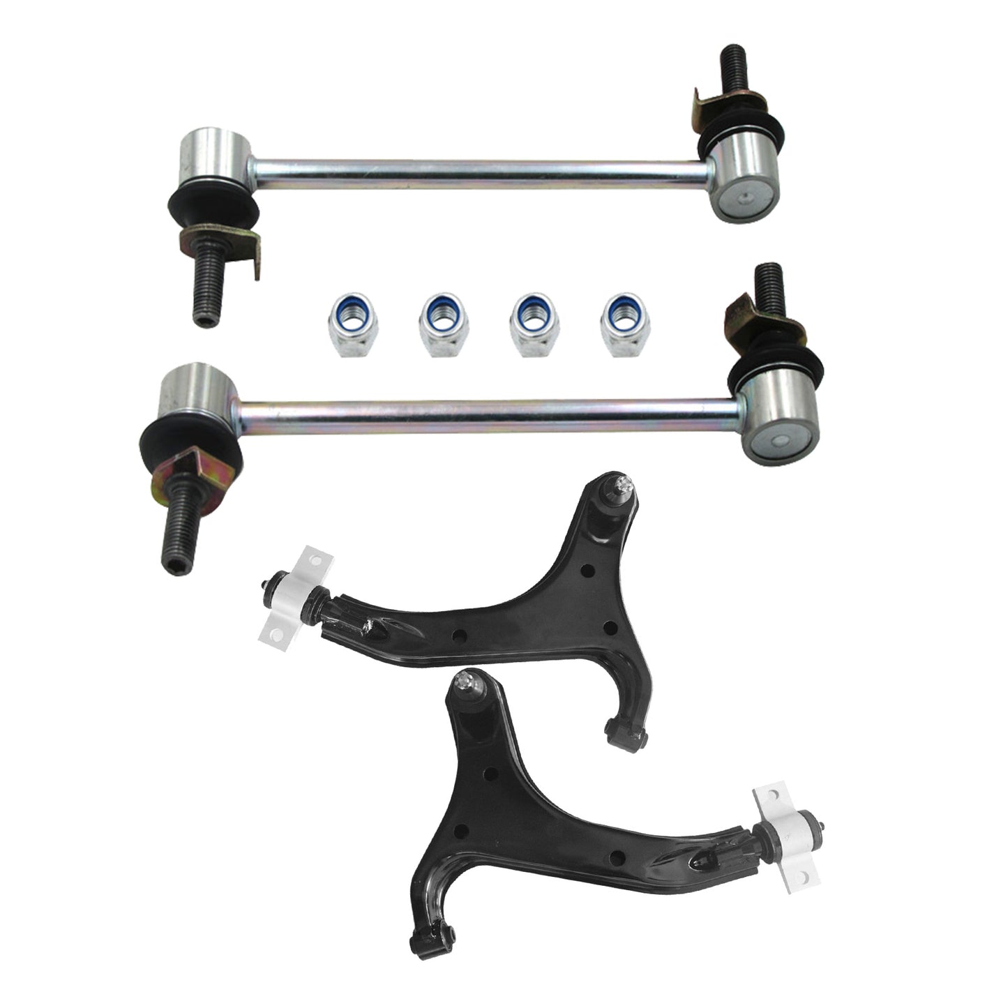 Front Lower Control Arm & Sway Bar Link Set Suitable for Nissan Elgrand E51