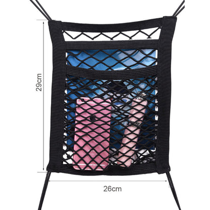 Car & Truck Seat Mesh Storage Net Bag Organizer Suitable for Universal Fit