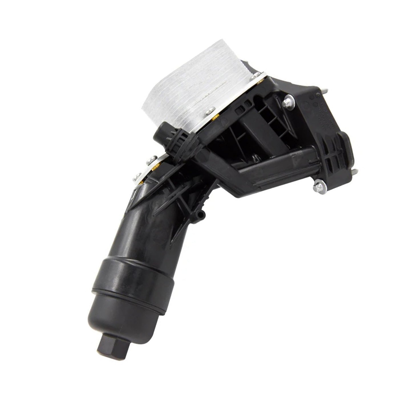 Black Engine Oil Cooler Filter Housing Suitable For BMW F20 / F22 / F30 / G30 / G32