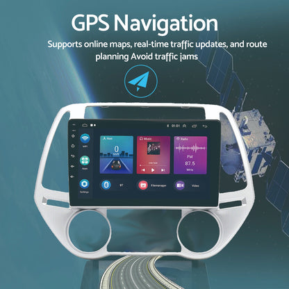 Car Radio Android 13 GPS BT Apple CarPlay Suitable for Hyundai i20 1.4L