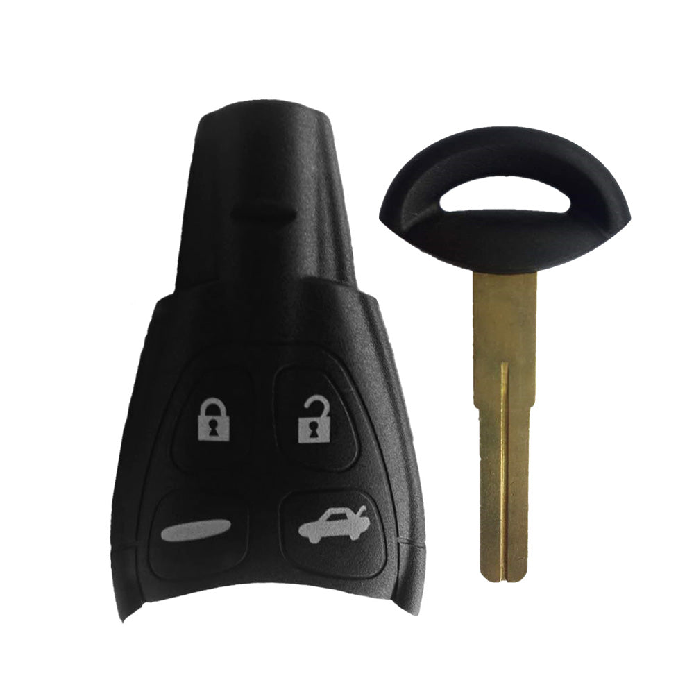 4-Button Remote Key Shell Case Suitable for Saab 9-3