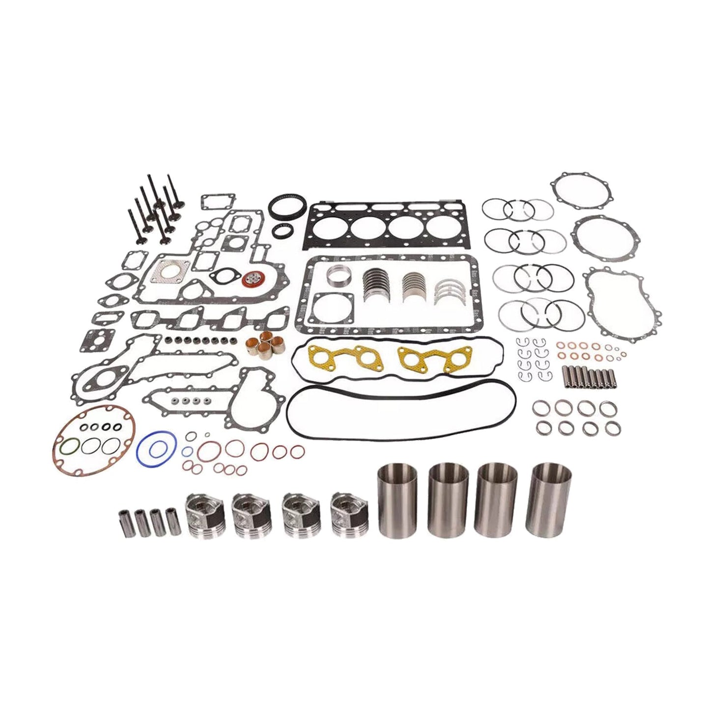 Overhaul Rebuild Kit + Liner Suitable For Kubota L4200 V2203 & Bobcat 753 A0216A0281