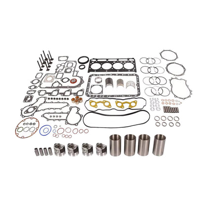 Overhaul Rebuild Kit + Liner Suitable For Kubota L4200 V2203 & Bobcat 753 A0216A0281