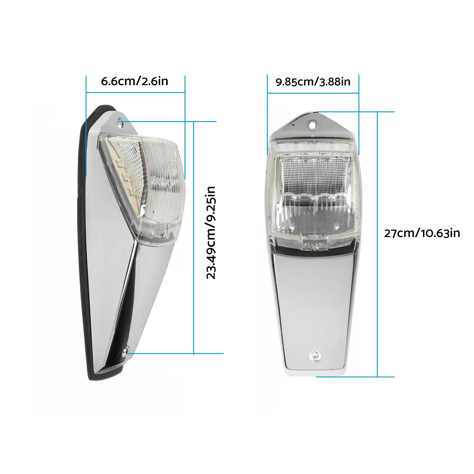 5pcs 12V LED Cab Marker Top Roof Light Suitable For Trucks Peterbilt Kenworth.