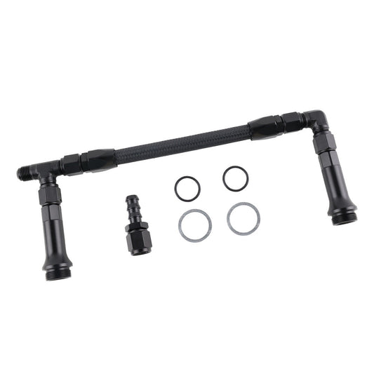 Braided AN6 Dual Feed Carburetor Fuel Line Double Pump Suitable For 4150 Holley Carburetor